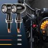RACEAST Motorcycle Turn Signal, LED, Small, General Purpose, M8, Mini Turn Signal, Universal 12