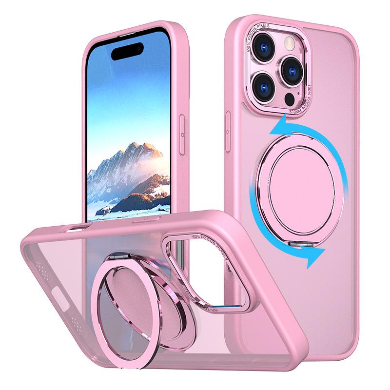 Applicable To Apple 11ProMax Fulcrum Mobile Phone Case Wireless Charging Magnetic Gear Rotating Bracket iPhone11Pro
