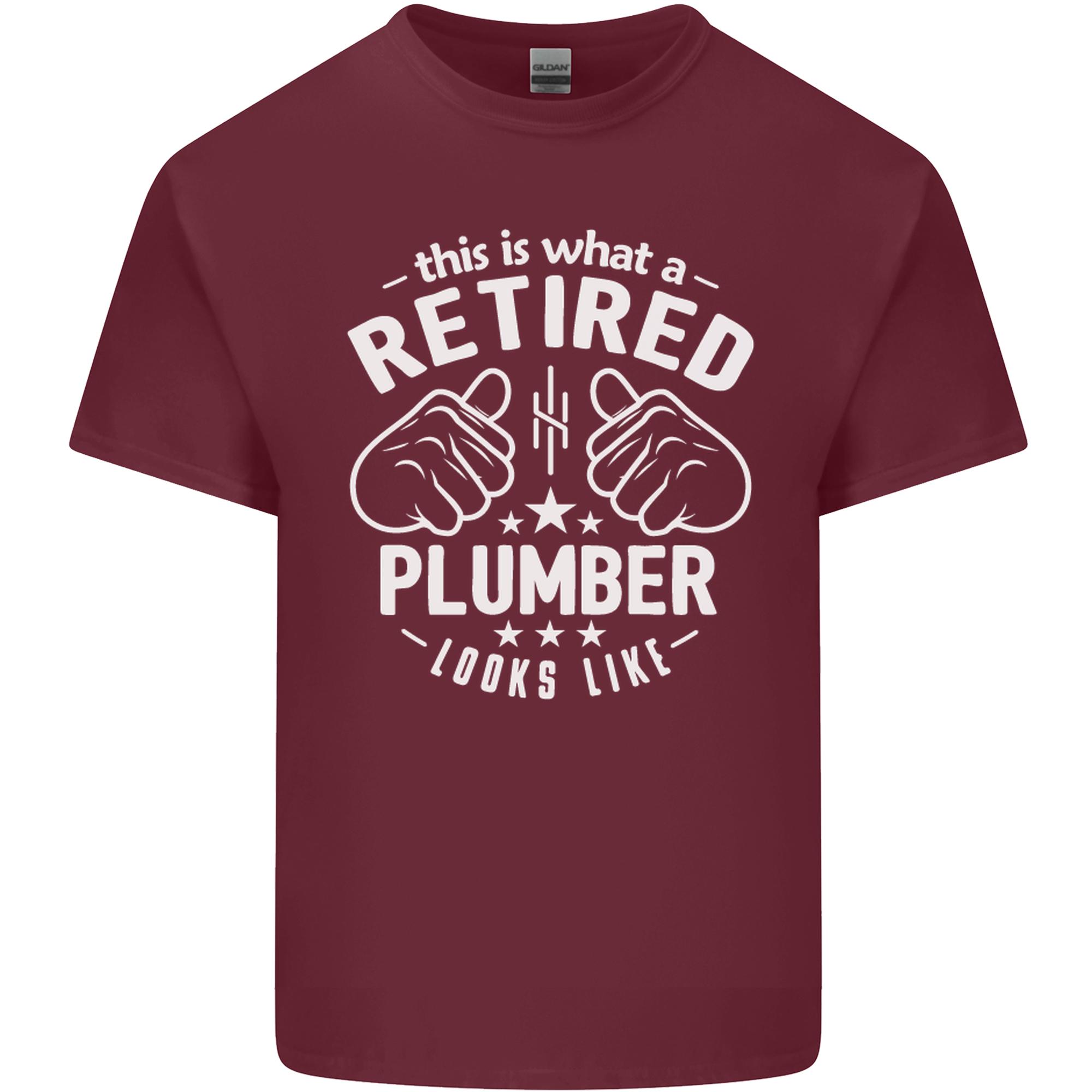 This Is What a Retired Plumber Looks Like Unisexs Light Cotton TShirt S