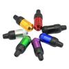 Metal Flat Tip Rubber Pacifier Shape 53MM Snuff Bottle Smoke Holder Wholesale High Quality Mini Snuff Pipe Smoking Accessories