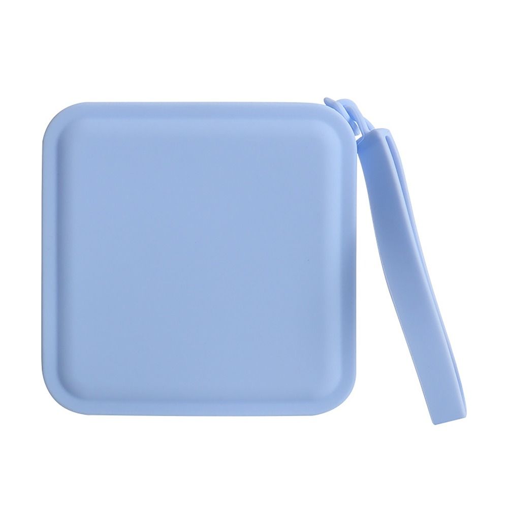 Mini Silicone Organizer Wallet Coin Purse Waterproof Smooth Zipper Earphone Bag Travel Pouch Students