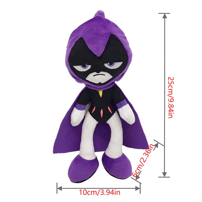Kawaii Movie Teen Titans Go Plush Dolls Toys Robin Peluche Juguetes Kid For Gift