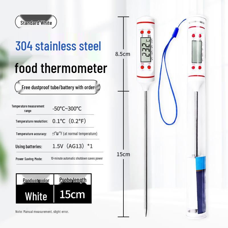 Digital Display Food and Liquid Probe Thermometer for Industrial and Commercial Use