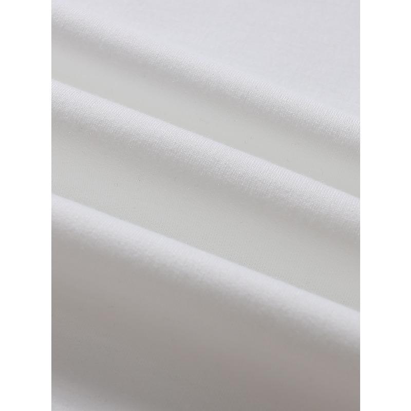 Men's Polyester Crew Neck Sweatshirt Set with Relaxed Fit Shorts Comfortable Casual Daily Wear