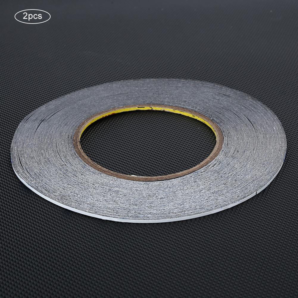 (2Pcs Set) 50M DoubleSided Tape UltralThin Super Sticker for Phone Screen Repair(2mm 0.08in )