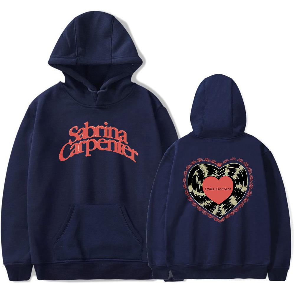 Sabrina Carpenter Logo Hoodies Men's Hoodie Vintage Unisex Pullover Men Vintage Graphic Hoody Tops Oversize Clothing
