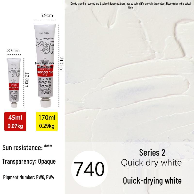 Winsor & Newton 45ml Ölfarben-Tube Nachfüllpackung - Schwarz & Weiß Graffiti Kunstbedarf