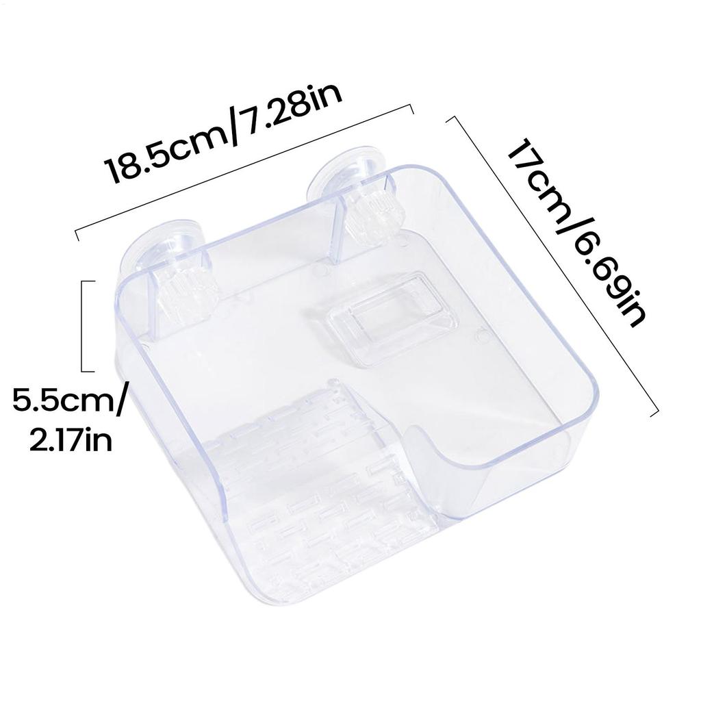 Turtle Basking Suction Cup Clear Ramp Ramp Dock Adjustable Height For Tank Aquarium Habitat Reptile Pet Care Aquatic Terrarium