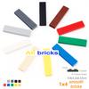 120pcs DIY Building Blocks Thin Figure Bricks Smooth 1x4 Dots Educational Creative Toys for Children Size Compatible With 2431