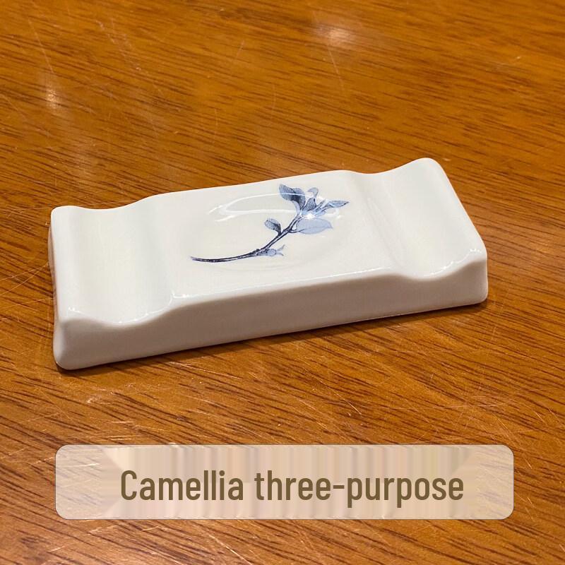

Camellia Ceramic Chopstick Rests - 10 Pack