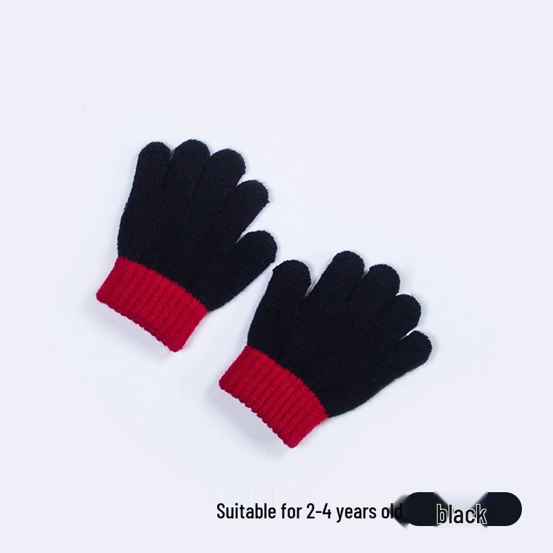 Winter Warmth: Cute Knitted Wool Gloves for Baby Boys & Girls