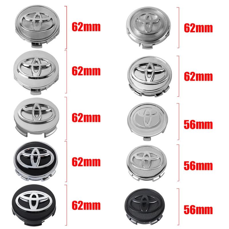 4 stuks 56/62 mm Auto Wielnaafdop Voor Toyota Yaris Prius Rav4 Land Cruiser Highlander TRD Corolla C-HR Aygo Auto Accessoires