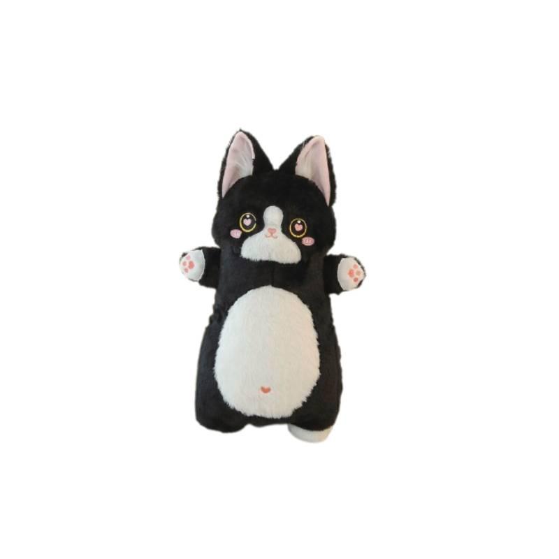 Adorable Short Plush Siamese/blue/orange/cow/pig Cat Stuffed Animal Pillow Toy Perfect Birthday Gift