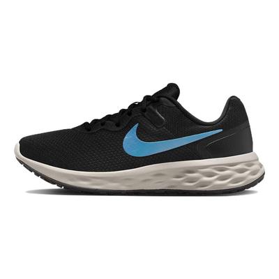 Revolution 6 Next Nature Black Laser Blue Men Sneakers Cobblestone Bright-Crimson DC3728-012
