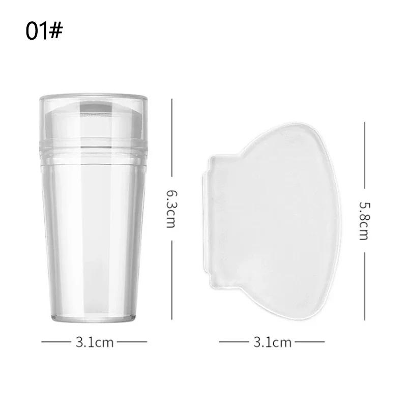 Nails Art Stamping Plates Kit French Manicure Design Plate Stamp Polish Stencil Template Seal Stamper Scraper Accessories Tools