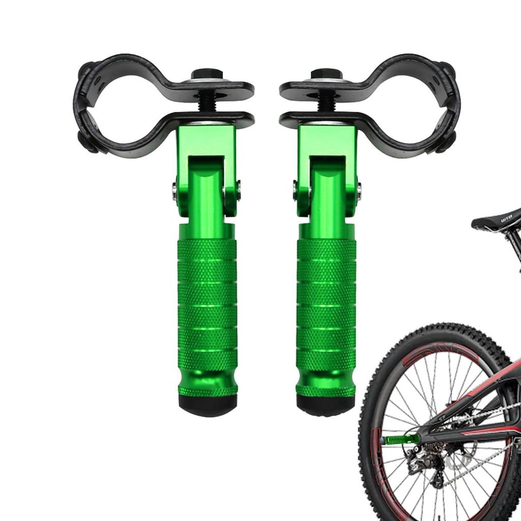 Motorcycle Foot Pegs Bike Step Bars Left and Right Set Aluminum Alloy Foot Pegs