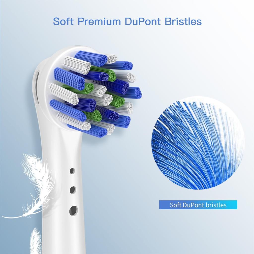 Toothbrush Heads for Oral B , 8 Pack Professional Electric Toothbrush Heads, Precision Clean Brush Heads Refill