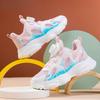 Summer Breathable Children’s Casual Shoes for Girls Rotating Button Sports Running Shoes Outdoor Fashion Flat Walking Sneakers