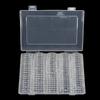 100pcs Coin Capsules with Gasket Storage Box Round Plastic Commemorative Coin Collection Case