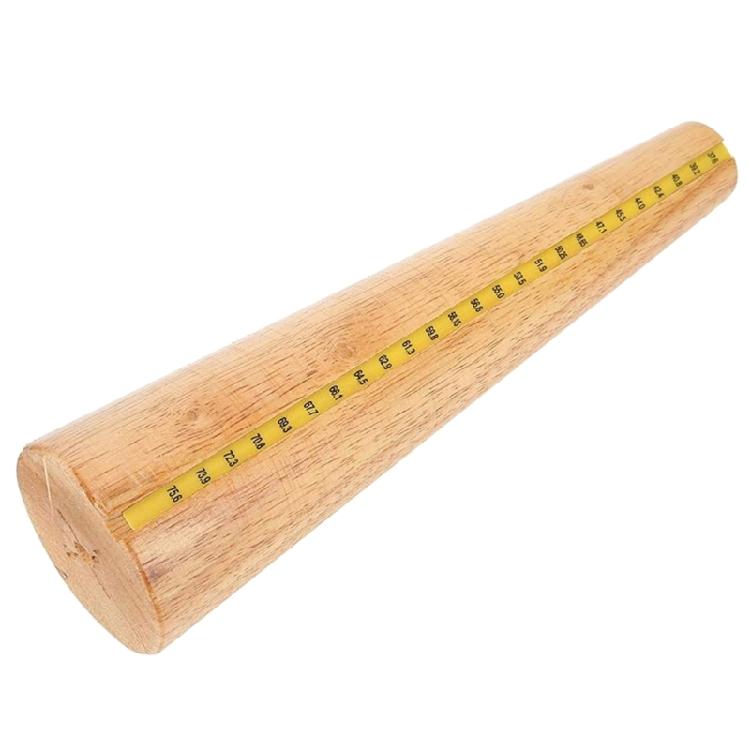 Mandrino per Bracciali in Legno Strumento per Gioielli Modellare Braccialetti Strumento Misuratore per Braccialetti