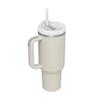 Steel Vacuum Insulated Tumbler Double Wall Vacuum Travel Water Bottle 40oz Insulated Tumbler with Straw Lid and Handle