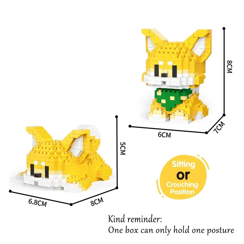Knew Built Cute White Dog Micro Mini Building Blocks Toy Set Build One of Two Adorable Style Multiple Color for Endless Fun Gift