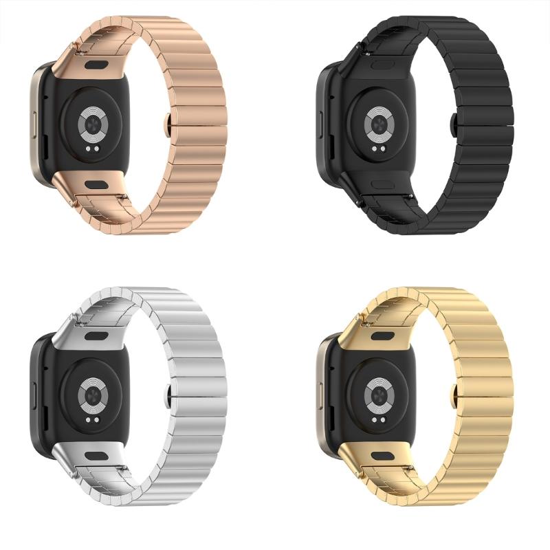 Smartwatch Replacement Strap for Redmi Watch 3 Stainless Wristband Bracelet Sweatproof Belt for Men Women Quick Release