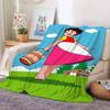 Cartoon schattige Heidi Deken Voor Bank Kantoor Bed Vliegtuig Reizen Slapen Lezen Ontspannen Kamperen Zacht En Warm