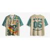 2026 Lucky Cat Koi Fish 3D V-neck T-shirt with Retro Japanese Aesthetics, Oversized  Women's Jerseys, Streetwear Tops