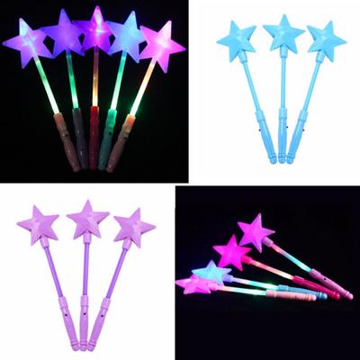 Magia Estrella luminosa LED Glow Stick luz intermitente varita fiesta concierto juguete