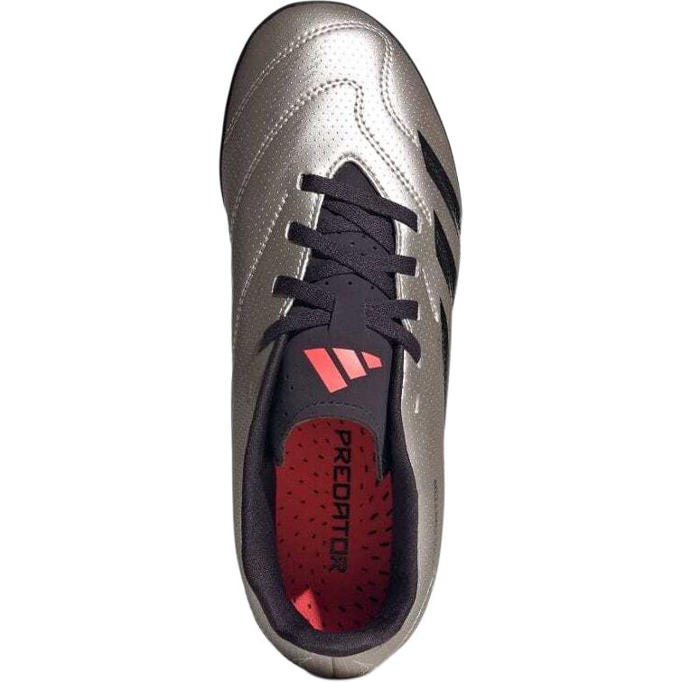 adidas Predator Club Sports Bequeme Rutschfeste Langlebige Niedrige Kinder Fußballschuhe Kinder Fußballschuhe Silber Schwarz IF6420