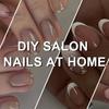 1 Set Wearable False Nails DIY Nail Art Kit with Glue & Nail File Press-on Nails Waterproof Gel Fake Nails Full Cover French Tips Artificial Nail