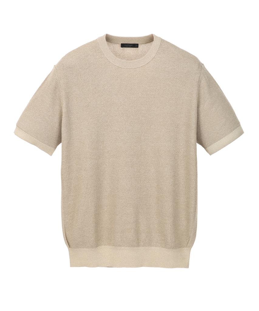 Jilseutyueoteunyuyogmaen Cotton Strong Line Crew Neck Knit - Beige (Jnsw6B506I2)
