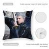 Poszewka na poduszkę Vergil D-Devil May C-Cry Nadruk 3D Włókno poliestrowe 45*45 cm Dekoracja poszewki na poduszkę dekoracyjną do domu na sofę Prezent festiwalowy