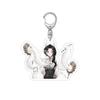 Nijisanji Aza Michiya Kouichi Inochi Urushiha Hunger Mikoto Miki Kioi Kima Tabbiito HD Acrylic Keychain Bag pendant anime goods