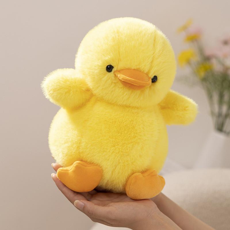 Plush Cuddly Long Duck Toy Charming Yellow Duckling Perfect For Childrens Gift Birthday