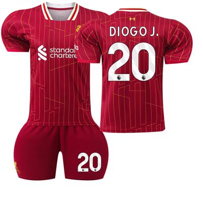 2024-25 Liverpool Red Home Jersey #7 Wirtz #11 Salah Football Jerseys