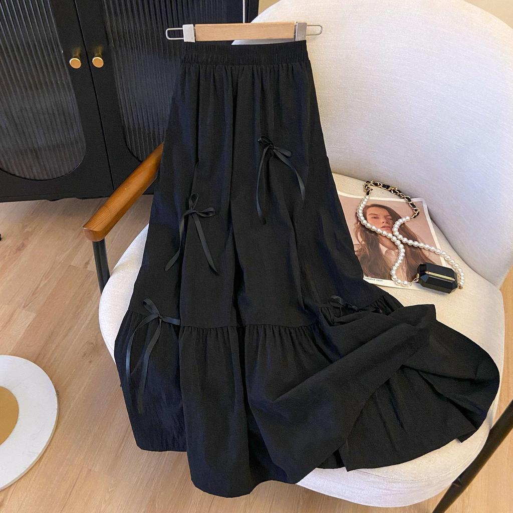 Women's High-Waist A-Line Midi Skirt – Elegant, Figure-Flattering Summer Style