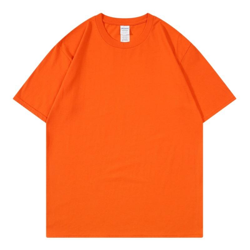 Short Sleeve Men's Cotton T-Shirt Summer Casual Men's Top Short Sleeve Summer Solid Color T