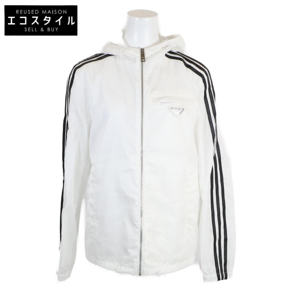 Prada Xadidas Adidas [Domestic Regular] SGB964 RE-Nylon Track Jacket 40 whiteUsed