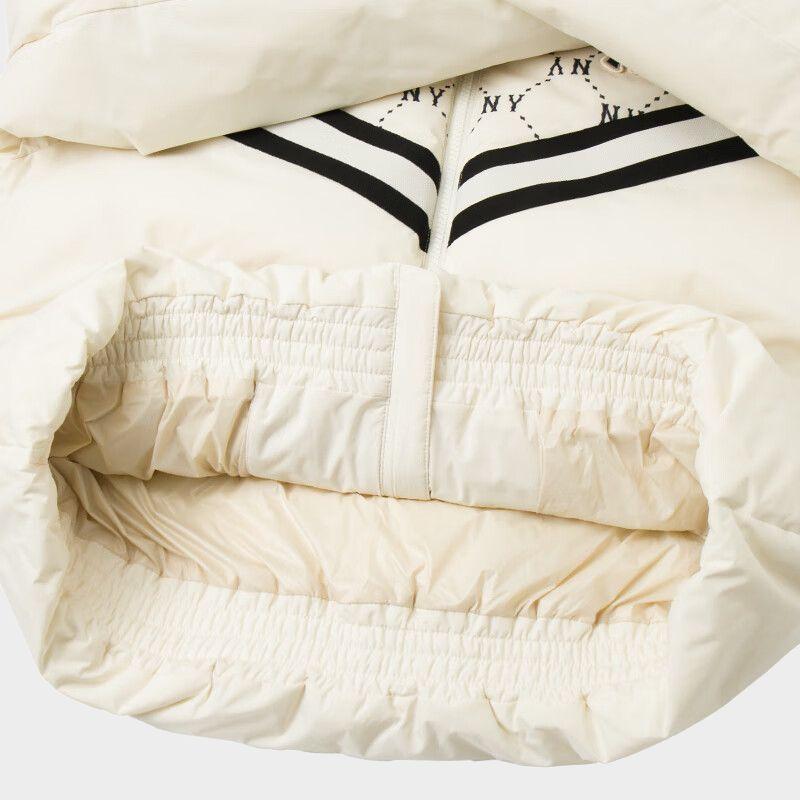 New MLB FW24 Down Jacket Unisex Ecru 3ADJM0746-50CRD
