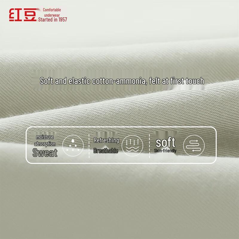 Hongdou Men's 7A Antibacterial Mesh Boxer Briefs 4-Pack