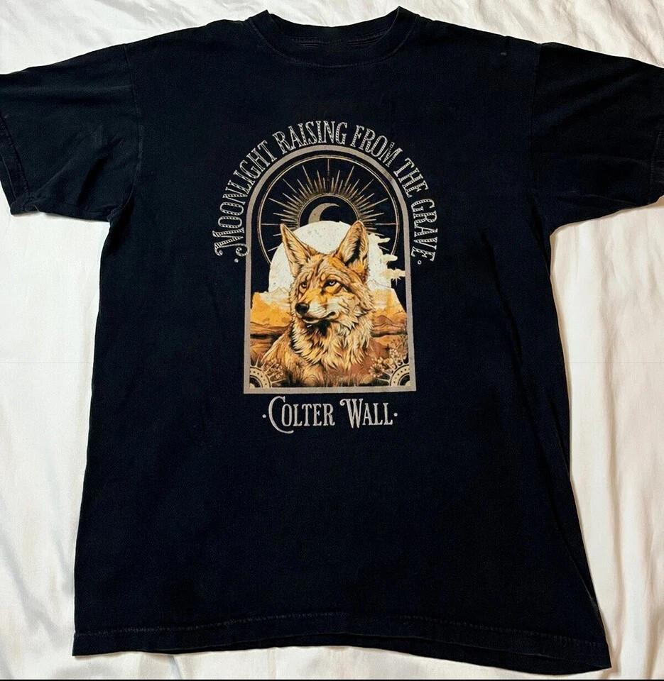 Colter Wall Tour Concert Short Sleeve Cotton Black T Shirt All Size BT705