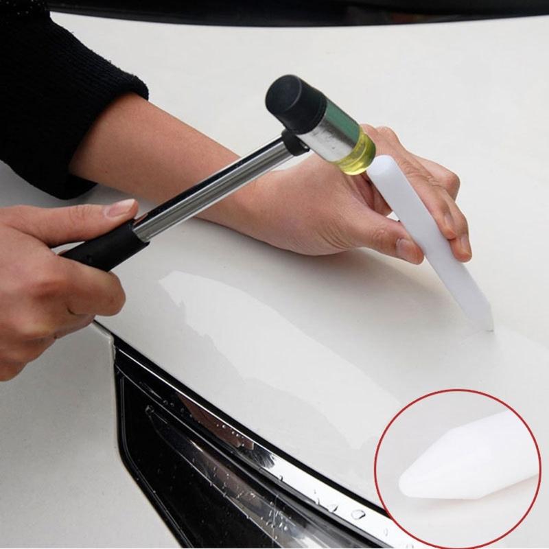 3pcs/set PDR Dent Removal Auto Repair Tool Car Dent Repair Kit White Nylon Pen Tap Down Pen Knock Down Tools