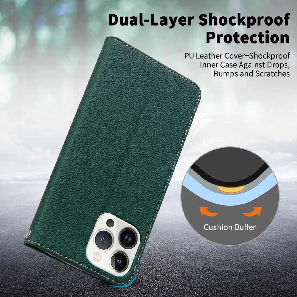 Luksus Lommebok Flip-veske for Google Pixel 8 Pro 8A Pixel 7 Pro 7A Pixel 6a 6 Pro Pixel 5a 5 XL Pixel 4A 5G Støtsikkert beskyttelsesdeksel