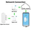 Tuya Zigbee Door Sensor Window Contact Sensor Open Closed Detector Smart Home Alarm Security Protection Work with Smart Life
