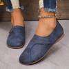 Women's Round Toe Flat Shoes Spring Autumn New Elegant Casual Solid Color Wear-Resistant Fashion Comfortable Walking Flat Shoes