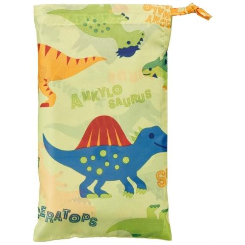 Skater Rain Poncho Raincoat for Children Dinosaur Picture Suitable Height 80-100cm Rapo2-a