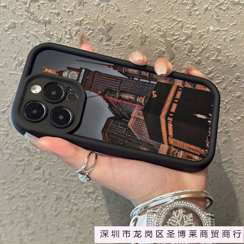 Art Building for Apple 16plus Mobile Phone Case iPhone14/15/16 Silicone 13Pro Soft 16 Anti-drop X