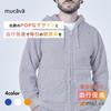 Mall Knit Zip Free Size Fluffy and mucava Official Free Women's Hoodie, Loungewear, Pajamas, Loungewear, Nightwear, Warm, Cute, Stylish, Winter,